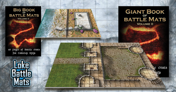 A Map for even more encounters! Volume 2 Big & Giant Books of Battle Mats released October 1!