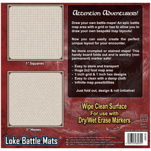 Load image into Gallery viewer, Battle Map Board - Grid & Hex