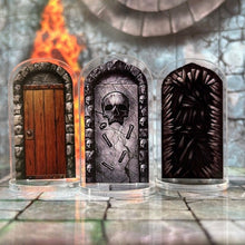 Load image into Gallery viewer, Big Box of Dungeon Doors - 40 unique doors on clear plastic standees