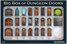 Load image into Gallery viewer, Big Box of Dungeon Doors - 40 unique doors on clear plastic standees