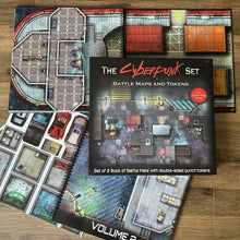Load image into Gallery viewer, The Cyberpunk RED Set - Maps and Tokens for Cyberpunk RED