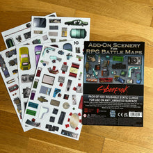 Load image into Gallery viewer, Limited Edition Cyberpunk RED Premium Map Set