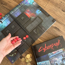 Load image into Gallery viewer, Big Book of Battle Mats for Cyberpunk RED - Ships in October