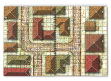 Load image into Gallery viewer, Giant Book of Battle Mats - Streets, Sewers & Cemeteries 17x12"