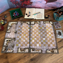 Load image into Gallery viewer, Giant Book of Battle Mats Dragon Lairs & Dungeons (17x12")