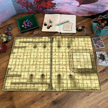Load image into Gallery viewer, Giant Book of Battle Mats Dragon Lairs & Dungeons (17x12")