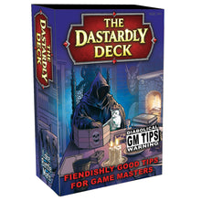 Load image into Gallery viewer, The Dastardly Deck - 100 Fiendishly Good DM Tips Pre order to ship in October