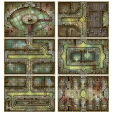 Load image into Gallery viewer, Essential RPG Battle Maps - Sewer Set (Pre order ships in October)