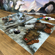 Load image into Gallery viewer, Giant Book of Battle Mats Wilds, Wrecks & Ruins (17"x12")
