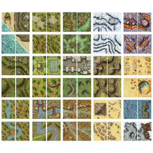 Load image into Gallery viewer, Giant Book of Battle Mats Wilds, Wrecks & Ruins (17"x12")