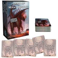 Load image into Gallery viewer, Deck of Many Insults - 100 vicious mocks and spicy put downs