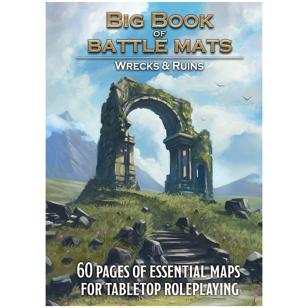 Big Book of Battle Mats Wrecks & Ruins (8