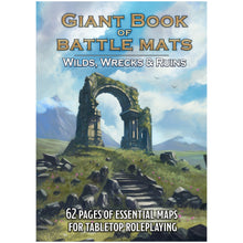 Load image into Gallery viewer, Giant Book of Battle Mats Wilds, Wrecks & Ruins (17"x12")