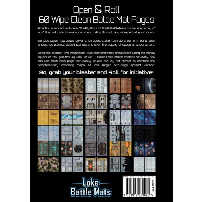 The Big Book of Sci-Fi Battle Mats (A4 12x9