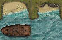 Load image into Gallery viewer, Box of Adventure - Coast of Dread (Maps, Tokens & Adventure!)