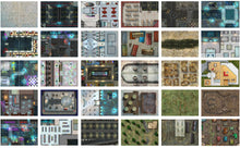 Load image into Gallery viewer, Giant Book of CyberPunk Battle Mats - A3 (12x16)