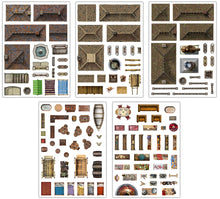 Load image into Gallery viewer, Add-On Scenery for RPG Maps - Town Trimmings