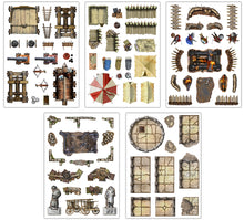 Load image into Gallery viewer, Add-On Scenery for RPG Maps - War & Siege