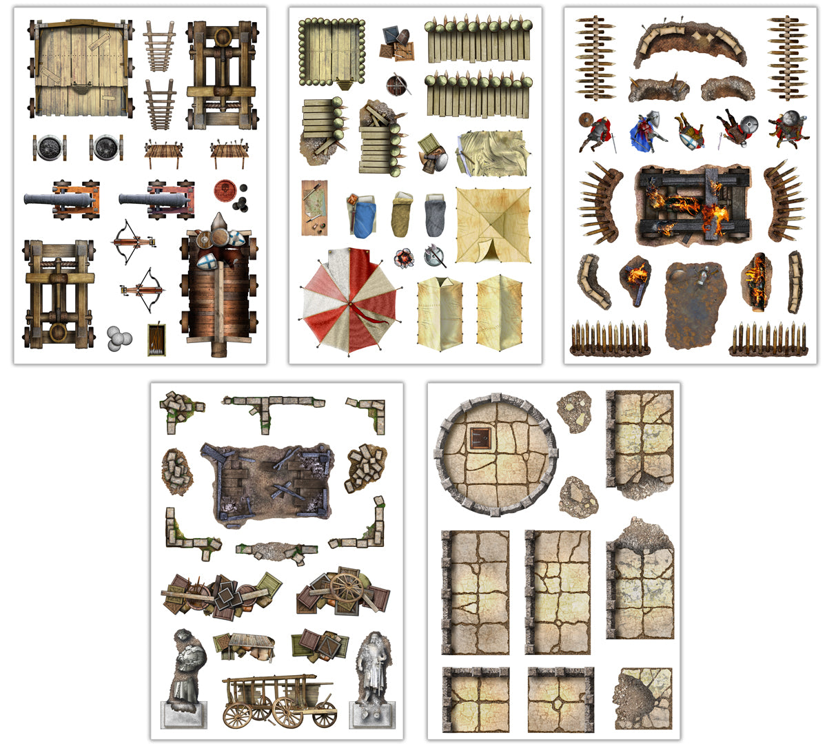 Review of Add-On Scenery for RPG Battle Maps: Town Trimmings - RPGnet RPG  Game Index