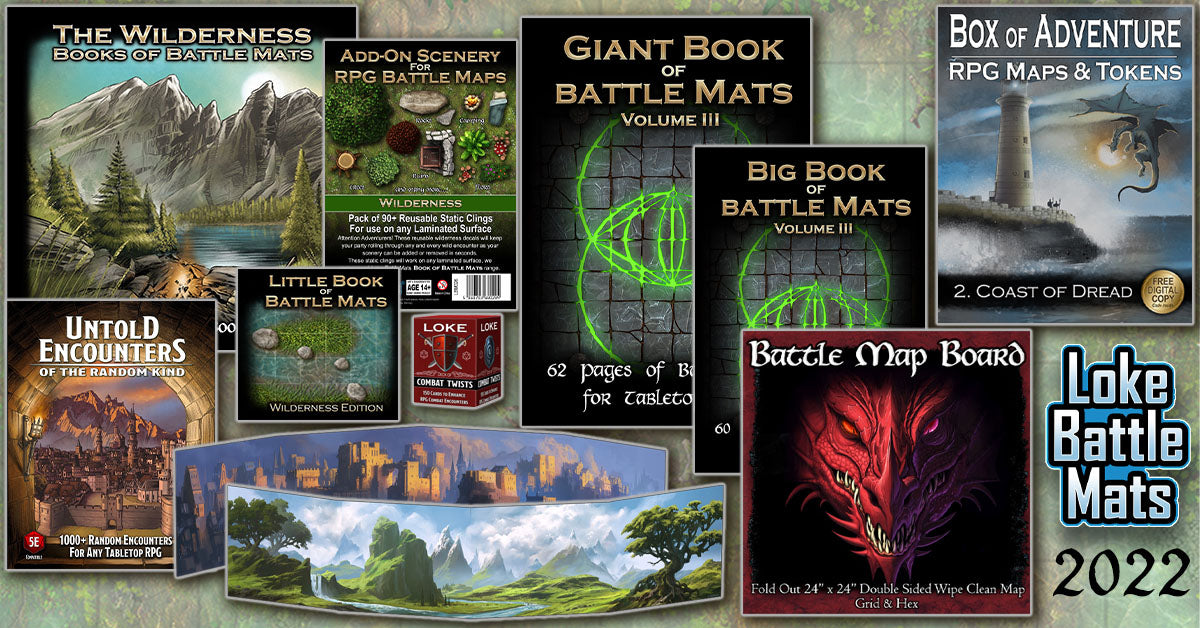 Wilderness Books of Battle Mats