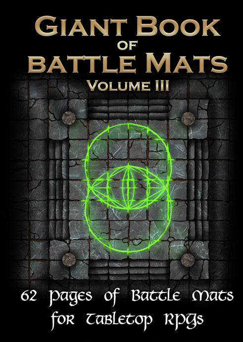 We are so excited to release the Giant Book of Battle Mats Volume 3!