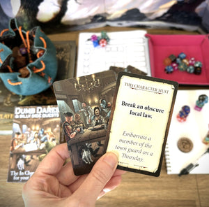 Dumb Dares & Silly Side Quests – The In Character Game for your RPG Party