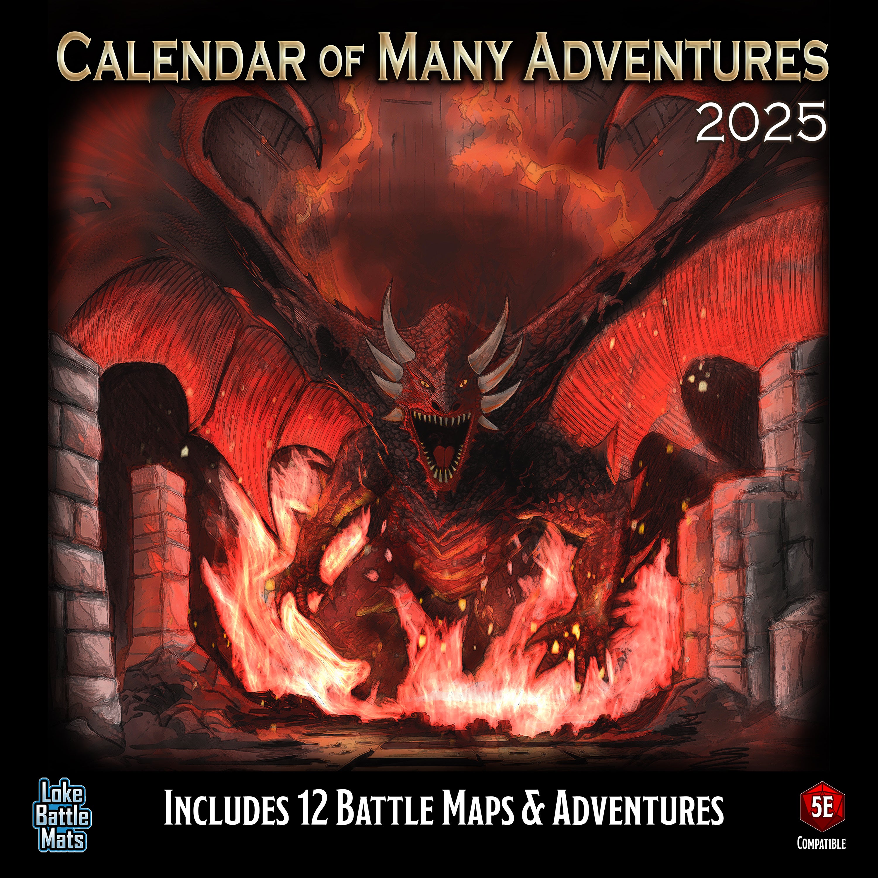 Calendar of Many Adventures 2025 – Loke BattleMats