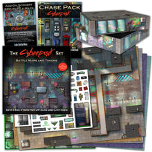 Load image into Gallery viewer, Limited Edition Cyberpunk RED Premium Map Set
