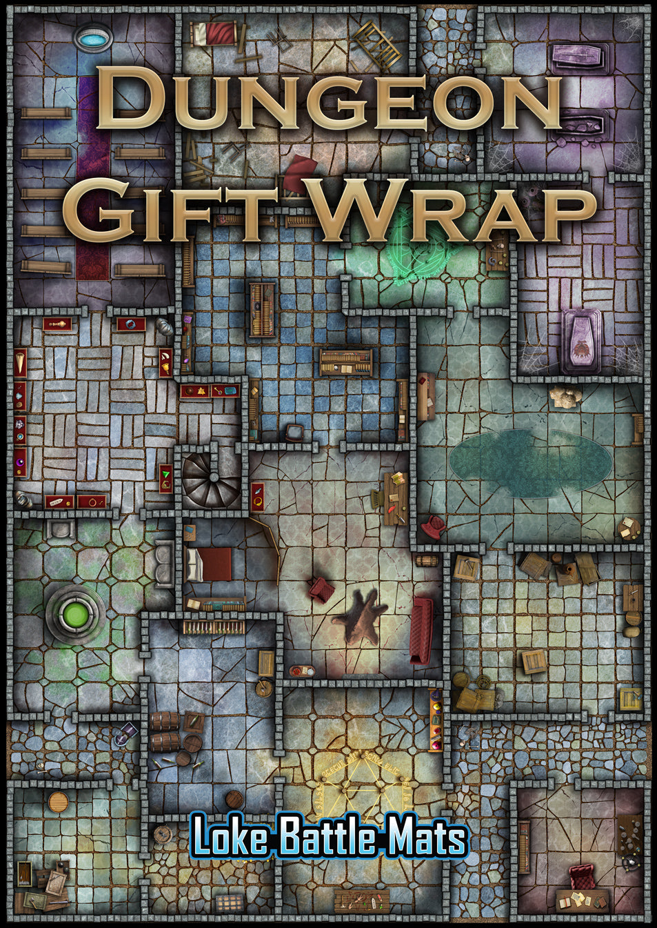 ロールチケット(the dungeon) Dungeon Gift Wrap – Loke BattleMats