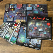 Load image into Gallery viewer, Limited Edition Cyberpunk RED Premium Map Set
