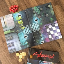 Load image into Gallery viewer, Big Book of Battle Mats for Cyberpunk RED - Ships in October
