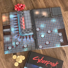 Load image into Gallery viewer, Big Book of Battle Mats for Cyberpunk RED - Ships in October
