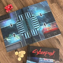 Load image into Gallery viewer, Big Book of Battle Mats for Cyberpunk RED - Ships in October
