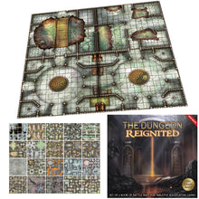 Load image into Gallery viewer, (Pre Order) The Dungeon Reignited – Set of 2 Modular, Wipe-Clean Map Books
