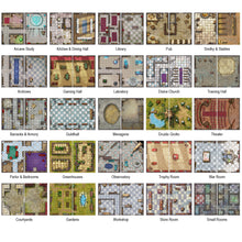 Load image into Gallery viewer, Big Book of Battle Mats - Bastions &amp; Strongholds 12x9&quot; - Shipping Late September
