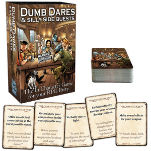Dumb Dares & Silly Side Quests – The In Character Game for your RPG Party