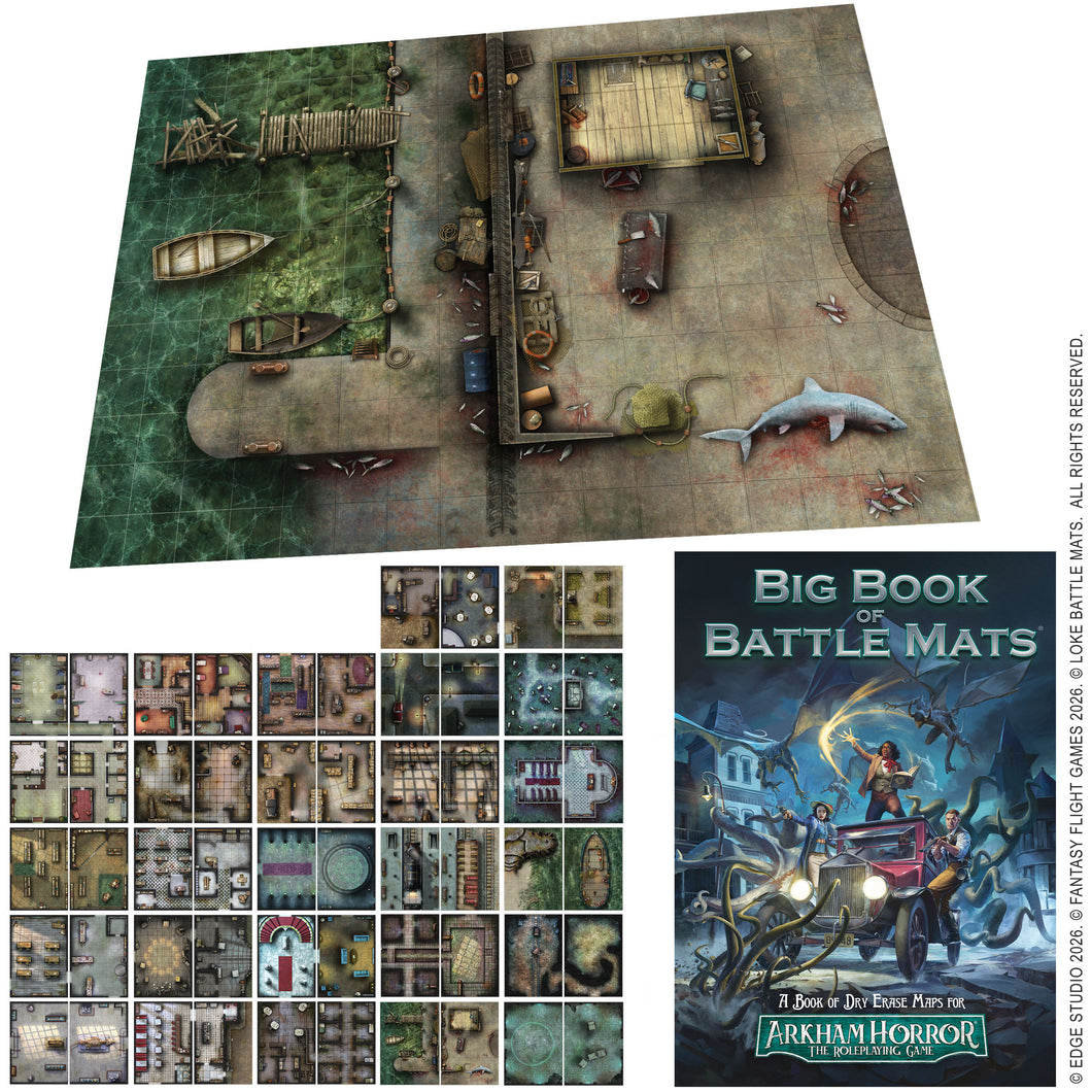 Big Book of Battle Mats for Arkham Horror: The Roleplaying Game