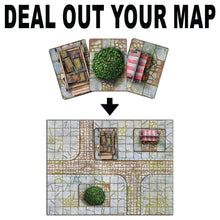 Load image into Gallery viewer, Town Designer's Deck - 100 card RPG Town Adventure Generator (Pre order ships November)

