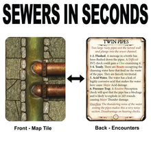 Load image into Gallery viewer, Sewer Designer's Deck - 100 Card RPG Sewer Generator Deck (pre order ships November)

