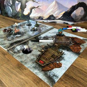 Giant Book of Battle Mats Wilds, Wrecks & Ruins (17"x12")