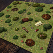 Load image into Gallery viewer, The Terrain Set - Build your Own Battle Maps (2x Book of Battle Mats and reusable scenery decals)
