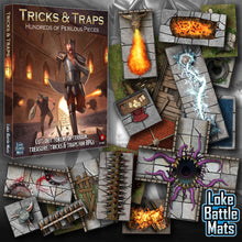 Load image into Gallery viewer, Box of Tricks and Traps cut out terrain and trap tokens
