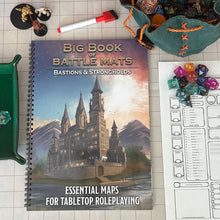 Load image into Gallery viewer, Big Book of Battle Mats - Bastions &amp; Strongholds 12x9&quot; - Shipping Late September
