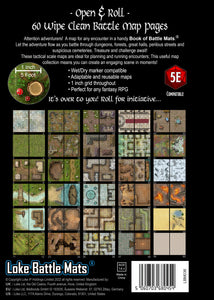  Big Book of Battle Mats Rooms Vaults & Chambers by Loke, Board  Game Maps : Sports & Outdoors