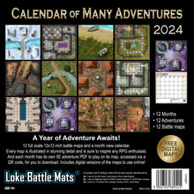Load image into Gallery viewer, Calendar of Many Adventures 2024
