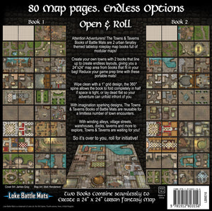 Towns & Taverns. 2 Modular Books of Battle Mats for Roleplay by Loke Battle  Mats — Kickstarter